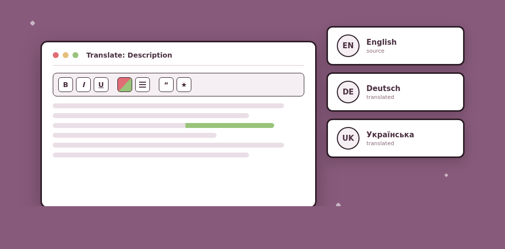 HTML Translation Dialog